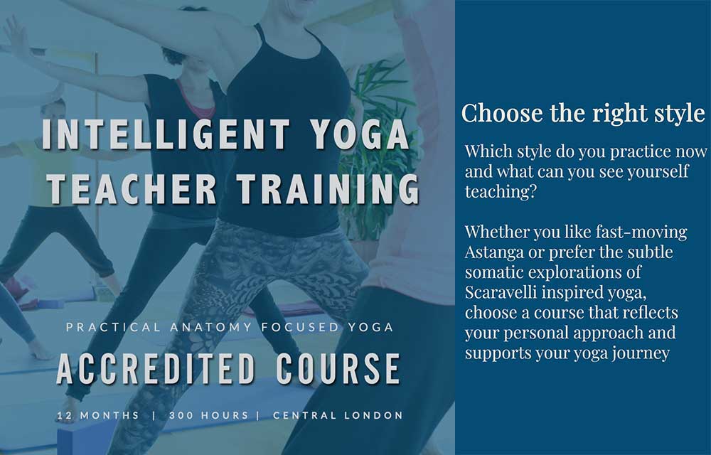 London Yoga, Teacher Training Course, Accredited, Scaravelli