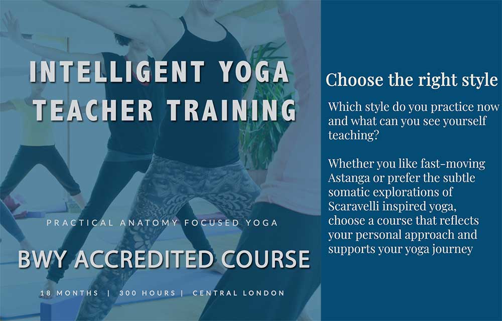 London, Yoga Teacher Training, BWY Course